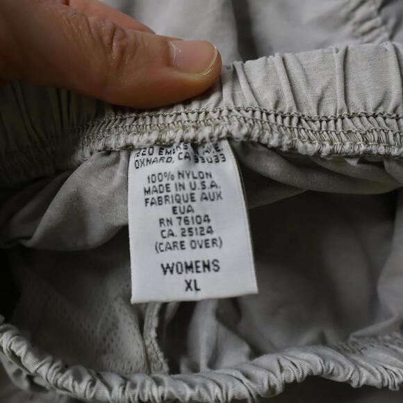 VTG Gramicci Pants Womens XL Beige Rock Climbing Ruched Active Outdoor 90s Nylon - Picture 6 of 10